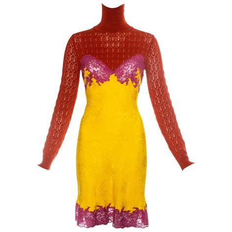 christian dior yellow dress 90s|christian dior mini dresses.